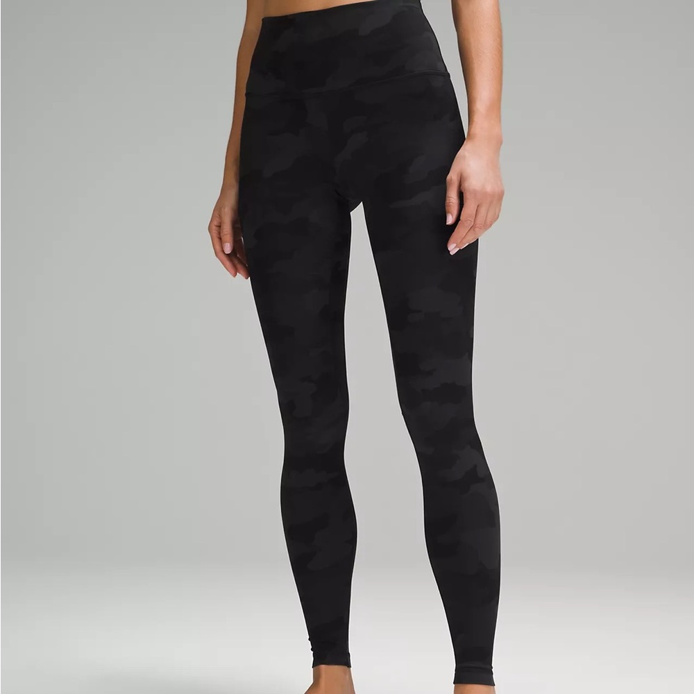 lululemon Align High-Rise Pant 28" black camo